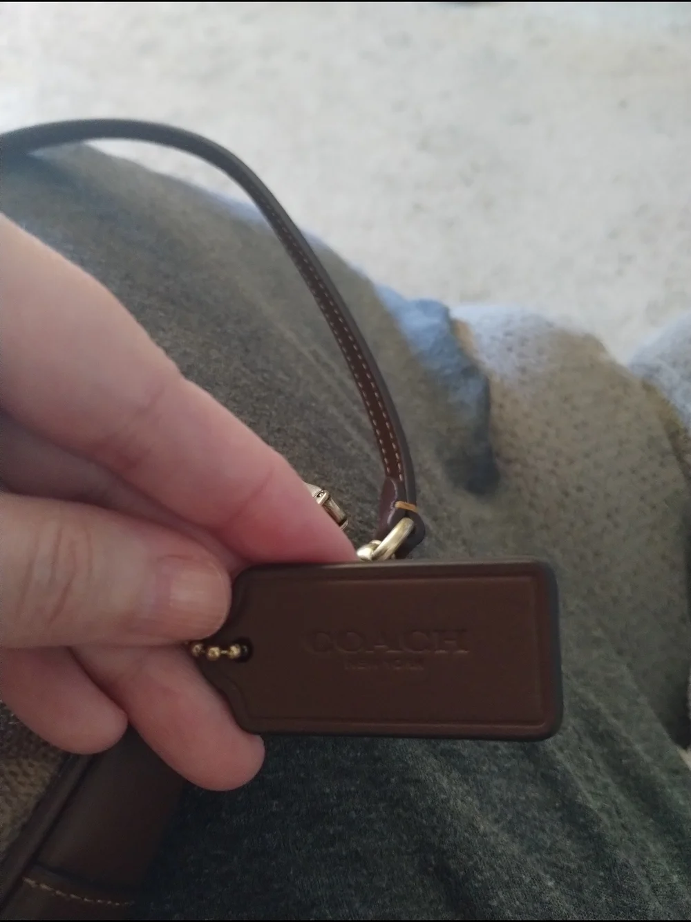 Coach classic wristlet